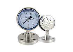 Glass-lined pressure indicator